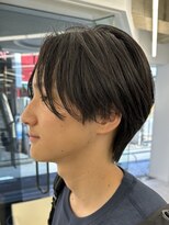 ウィル バイ ブラウン(Vir by Brown) 地毛風縮毛矯正/センターパート/ハンサムショート