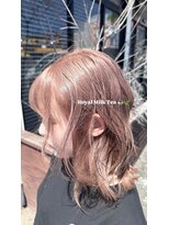 ヘアー ワークス ボナ 前橋店(HAIR WORKS bona.)&nbsp;ふんわり柔らかな質感の大人ハイトーン◎ロイヤルミルクティー