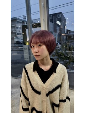 お手軽ダブルカラー！ピンクパープル