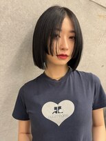 アマトウキョウスマートサロン(AMA TOKYO×Smart Salon) 前髪長めボブ