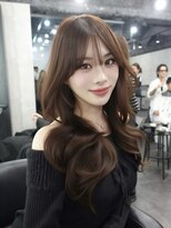 ラベル 渋谷(LAVEL)&nbsp;ワンホンレイヤー×ブリーチなしブラウンベージュ