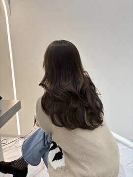 イオエ 表参道(ioe) 黒髪/オリーブグレー/小顔/ココアベージュ/髪質改善/縮毛矯正