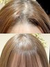 クロスパーマ＋ 前髪カット ＋トリートメント(シャンプーブロー込)￥7700