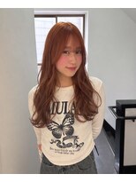 ヘーゼル 博多(HAZEL.)&nbsp;Wカラーでオレンジブラウン