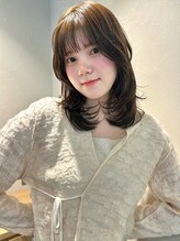 エテレ(etele)&nbsp;顔周りレイヤー × 柔らかベージュカラー【植手】