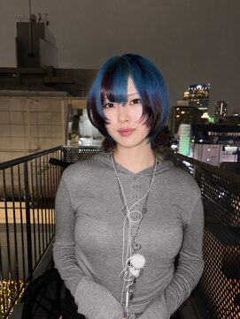 エル オオサカ 心斎橋店(L. OSAKA) ブルー×デザインカラー