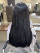 ビーワンヘアー 藤井寺 土師ノ里(B1hair)&nbsp;暗髪ロング/ナチュラルストレート