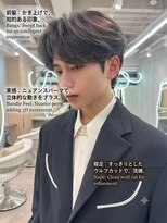 ネーム バイ グロー 大宮(NE:M by GLROW)&nbsp;⇔大宮/ニュアンスパーマ/メンズカット/mens/シースルーマッシュ