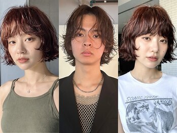 ノラジャーニー(NORA Journey)の写真/メンズもレディースも！フレンチボブ×パーマで魅力を引き出し、ニュアンスパーマで理想の抜け感を追求◎
