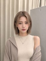 ハピネス 王寺店(Happiness)&nbsp;奈良王寺/タッセルボブ/韓国ヘア/ハイトーン/外ハネボブ