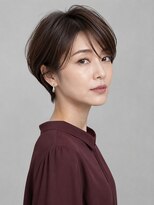 トリニティ(trinity)&nbsp;丸みくびれ大人ショート白髪カバーブラウン【豊見城】UP