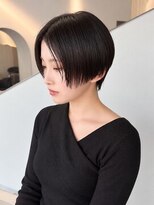 ルトワフクロマチ(Lutowa Fukuromachi)&nbsp;ハンサムショート×丸みカット×暗髪/袋町/本通