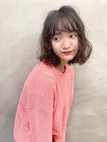 ソーコ 渋谷(SOCO)&nbsp;くしゃっとパーマ風ボブ