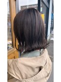 crenierで作るAラインボブ@ダークグレージュ○