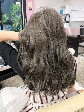 ディーカヘアーセンダイ(Di KA HAIR sendai) バレイヤージュ/ハイライト/グレージュ/カーキベージュ/ロング