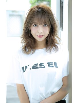 ロンドジェネルーズ 柏(Lond generous) 【斉藤 航人】アッシュブラウン×毛先パーマ×ローライト