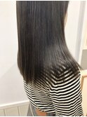 グレージュカラーインナーカラー白髪ぼかしハイライト