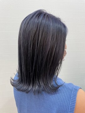 オーリーヘアー(Olliy hair) ニュアンスカラー外ハネボブ/20代30代40代50代