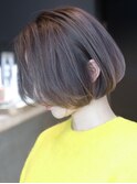 ラベンダーブラウンボブ_大人ガーリーチョコレート_ba440441