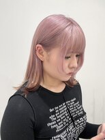 ジゼル(gisele) (飯塚)ホワイトピンク×裾ブラウン
