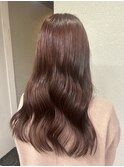 ピンクブラウンイメチェン似合わせカット所沢練馬ひばりヶ丘