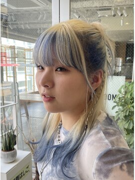 アソビセカンド 原宿(ASOBI 2nd) ダブルカラー/韓国/ブリーチ/ハイトーンカラー/ブロンド