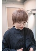 【kyon】マッシュウルフ 暖色ミルクティー