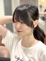 ビューエヒメ(VIEW EHIME)&nbsp;顔まわり/レイヤーカット/韓国/ロングヘア/ベージュ