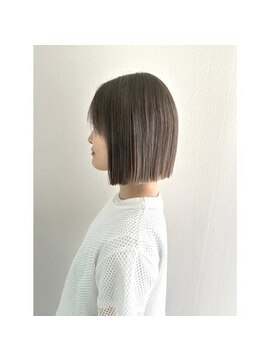 ゴットフロー(GOTTO FLOW) 切りっぱなし/アッシュベージュ/ブリーチあり