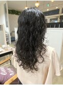 ロング×スパイラルパーマ