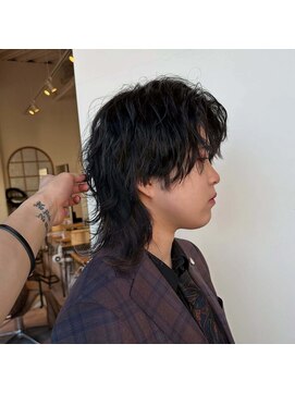 ブランニューロミエ 野田阪神店(Brand new lomie) スパイラルウルフ　/メンズウルフ/中性ウルフ/マッシュウルフ