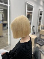 グロウ 渋谷(grow)&nbsp;ムラサキシャンプー仕上げのブロンドカラー