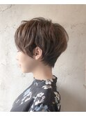 【ショート人気NO1】マッシュショート× 透明感イルミナカラー