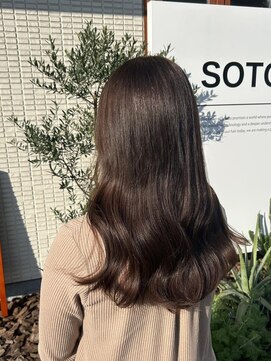 ソトエアンドマーブ 久喜店(SOTOE&marbb) 透明感引き出すラベンダーブラウン