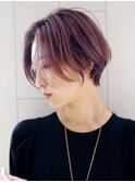 ショートおくれ毛美髪顔周りレイヤー_ba350981