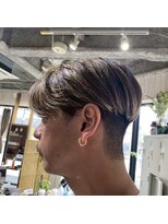 ビーチェ 小岩(Bice) 立体感と動きをプラス◎バレイヤージュハイライト/メンズカット