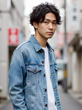 メンズ ショコラ ナンバ(Men's Chocolat NAMBA) #スパイラルパーマ