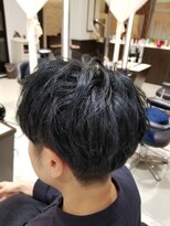 ミック ヘアアンドメイクアップ 高田店(miq Hair&Make up)&nbsp;大人ショート/ショートヘア/ブルーブラック/艶髪/透明感/洗練