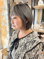 エレン 向ヶ丘遊園 登戸(ELEN)&nbsp;グレージュ/ブリーチ/ボブ　【向ヶ丘遊園/登戸/中村卓也】