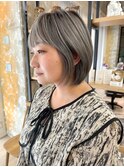 グレージュ/ブリーチ/ボブ 【向ヶ丘遊園/登戸/中村卓也】