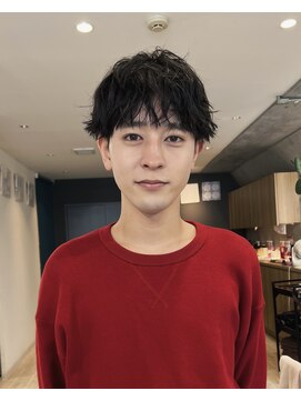 マノハル(MANOHARU) ラウンドマッシュ/ラフニュアンスパーマ