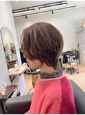 透明感ショートウルフ