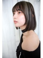 アール 北千住店(ar)&nbsp;ハイライト×ボブ/アッシュ/グレーカラー[北千住]