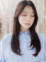 カバーヘア ブリス 志木南口駅前店(COVER HAIR bliss)&nbsp;顔回りレイヤーカット小顔ストレートロングc7志木20代30代40代