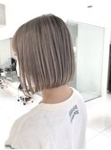 ミニボブ・ミルクティーベージュ・グレージュ[国分寺]