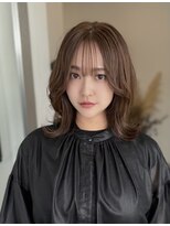 カノンヘアー(Kanon hair)&nbsp;セミロングレイヤー/顔まわりアレンジ/ミディアム/韓国風