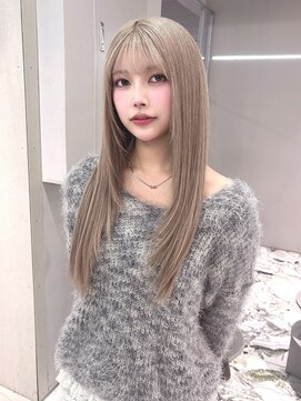 ジェム(GEM) ミルクティーグレージュ/グレージュ/ブリーチカラー