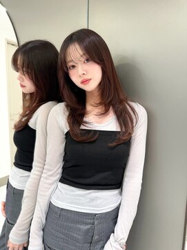 サンドイエナ 横浜店(sand yena) くびレイヤーボブルフネビージュ小顔ワンレンこなれミディ