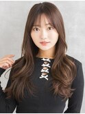 艶髪ウェーブロングヘア