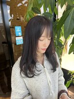 エ フュチュール モア(et Futur more) レイヤーカット×パープルカラー